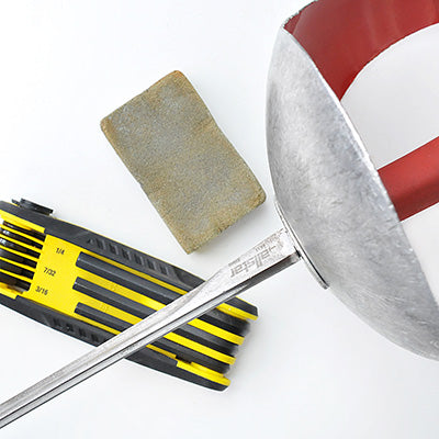 Maintenance of fencing weapons