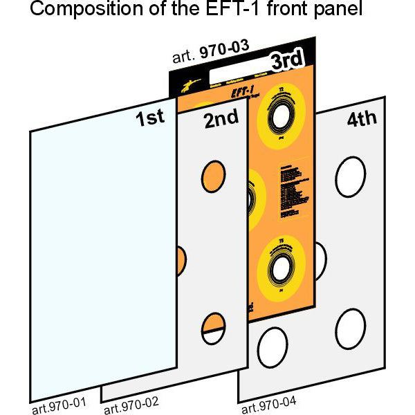 Favero - EFT-1 - Interior Sheet, 70mm Holes