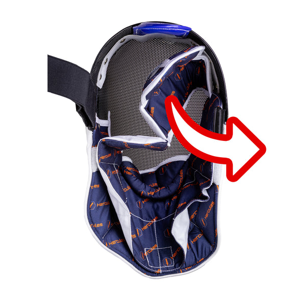 Hercules - 350N Epee Mask with Removable Washable Liner