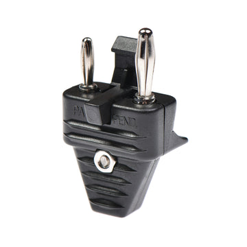 Favero - 2-Pin Plug - Black - 0
